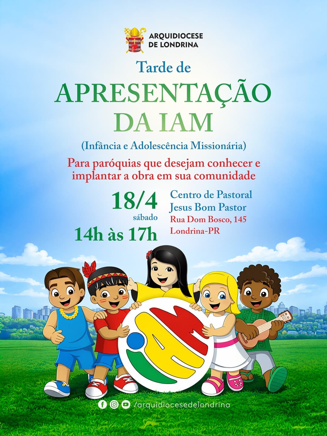 Tarde de apresentação da IAM (Infância e Adolescência Missionária)