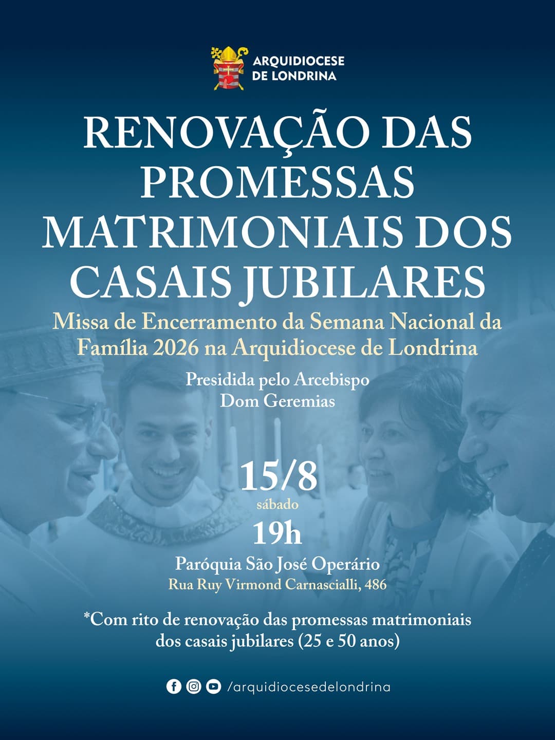 MISSA DE ENCERRAMENTO DA SEMANA NACIONAL DA FAMÍLIA